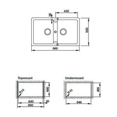 Chậu Granstone Hafele HS19-GEN2S90 570.36.400 – Sang Trọng, Bền Bỉ, Chuẩn Mọi Không Gian Bếp