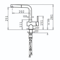 Vòi Rửa Bát Pyramis Capriccio Premium