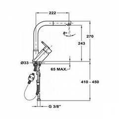 Vòi rửa Teka Sink faucet pull out MW/ ELAN