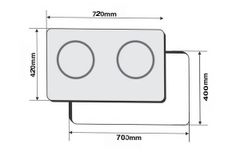 Bếp điện từ kết hợp Rosieres RVPI 711