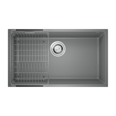 Chậu rửa bát đá Konox Granite Sink Naros 760S Grey