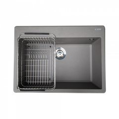 Chậu rửa bát Konox Granite Sink Ruvita 680 Grey