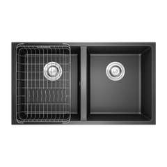 Chậu rửa bát đá Konox Granite Sink Veloci 760D Black