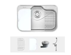 Chậu 1 Hố Konox Tari 7851SR – Tối Ưu Không Gian, Nâng Tầm Tiện Nghi