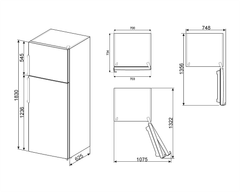 Tủ lạnh Smeg FD70FN1HX 535.14.593
