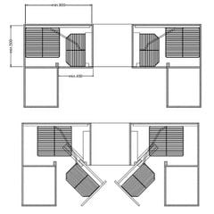 Góc xoay liên hoàn Hafele 548.21.002 mở phải