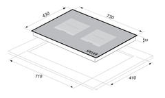 BẾP TỪ ĐÔI SPELIER SPE IC 1088