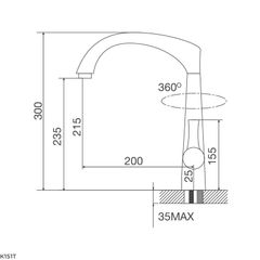 Vòi Rửa Chén Malloca K151T