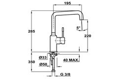 Vòi rửa TEKA Sink faucet FRAME 915