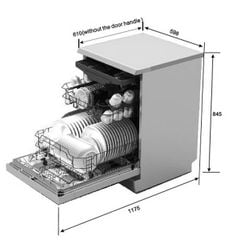 Máy rửa bát Hafele HDW-F60E 538.21.200