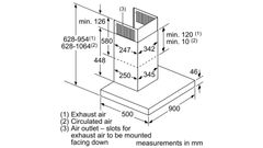 Máy Hút Mùi Bosch DWB98JQ50B