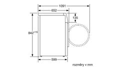 Máy sấy quần áo  BOSCH WTW85550BY