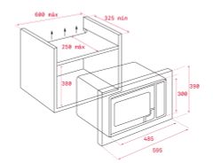 Lò vi sóng Teka MB 620 BI