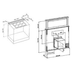 Hút mùi âm bàn bếp Rosieres RDD980PN