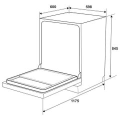 Máy Rửa Bát Hafele HDW-F605B 535.29.660