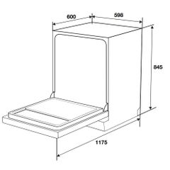 Máy Rửa Bát Hafele HDW-F6072B 535.29.700