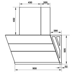 Máy Hút Mùi Hafele HC-H902WC 538.81.742