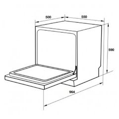 Máy Rửa Bát Hafele  HDW-T5531B 538.21.350