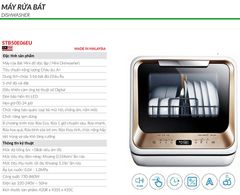 Máy rửa bát eurosun STB50E06EU