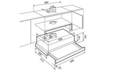 Máy hút mùi âm tủ Electrolux EFP9520X