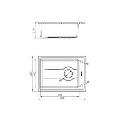 Chậu rửa Malloca MS 5066W