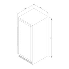 Tủ  Rượu Malloca MWC-180BG