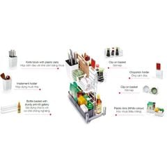 Rổ kéo để gia vị Häfele 545.13.951