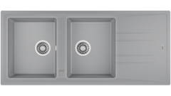 Chậu đá nhân tạo TEKA STONE 80 B-TG 2B 1D Grey