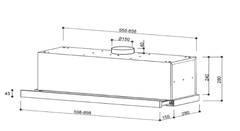 Hút mùi âm tủ Brandt AT1490X