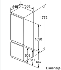Tủ lạnh âm tủ Bosch KIS87KF31