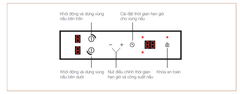 Bếp từ Domino 2 bếp Brandt BPI6210B
