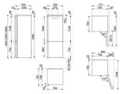 Tủ lạnh 481L Smeg FA8005RAO5 535.14.584