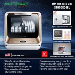 Máy rửa bát eurosun STB50E06EU