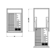 Giá chai lọ gia vị dao thớt Hafele 549.34.053