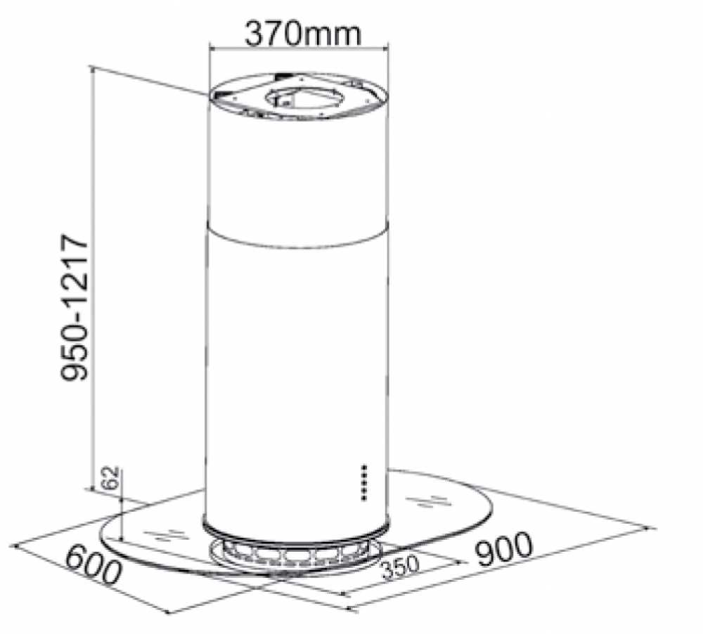 Máy hút mùi đảo Canzy CZ 350C – THẾ GIỚI BẾP NHẬP KHẨU