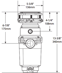 Máy huỷ rác Moen GXP50MCL