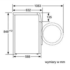 Máy giặt kết hợp sấy Bosch WVG30462SG