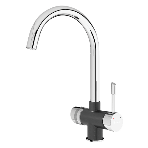 Vòi rửa bát Konox 3 đường nước RO Trim-Water Black