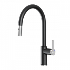 Vòi rửa bát dây rút Konox Alto Black