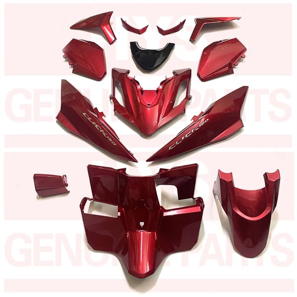 DÀN ÁO CLICK 160 K2S ĐỎ (13 MÓN)