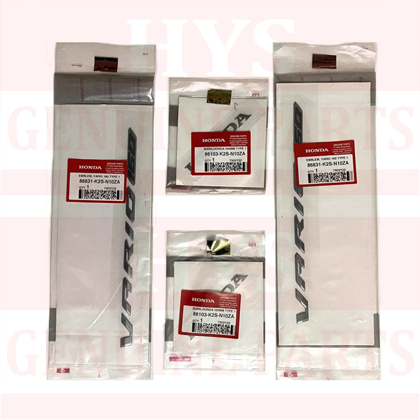 BỘ TEM VARIO 160 ABS ĐEN NHÁM 4 MIẾNG ( XE ĐEN NHÁM )