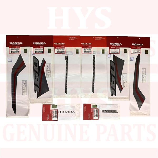 BỘ TEM VARIO 160 CBS ĐEN BẠC 8 MIẾNG ( XE ĐEN BẠC )