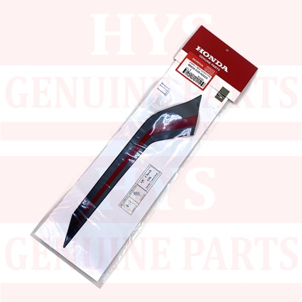 TEM GIẤY BỤNG SAU TRÁI VARIO 160 CLICK 160 K2S CBS ĐỎ BẠC ( XE ĐEN BẠC )