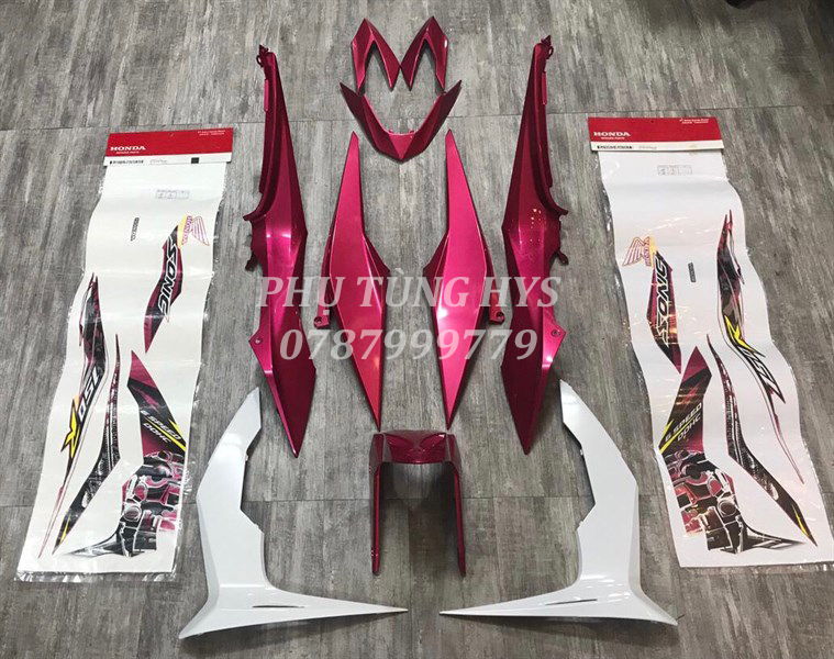 DÀN ÁO SONIC TRẮNG HỒNG