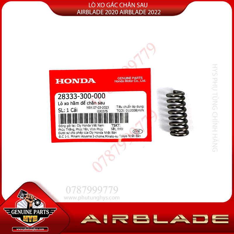 LÒ XO GÁC CHÂN SAU AIRBLADE 2020 AIRBLADE 2022