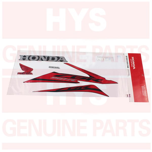 TEM CBR 150R ĐEN ĐỎ PHẢI
