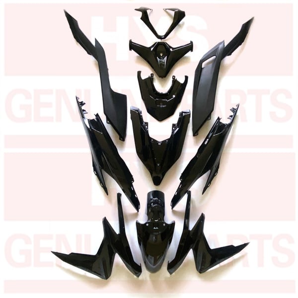 DÀN ÁO CLICK 2018 ĐEN BÓNG 11 MÓN