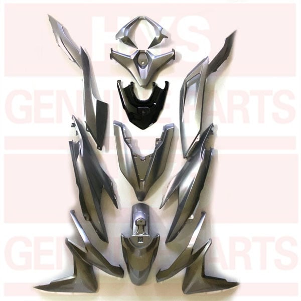 DÀN ÁO CLICK 2018 XÁM BẠC 11 MÓN