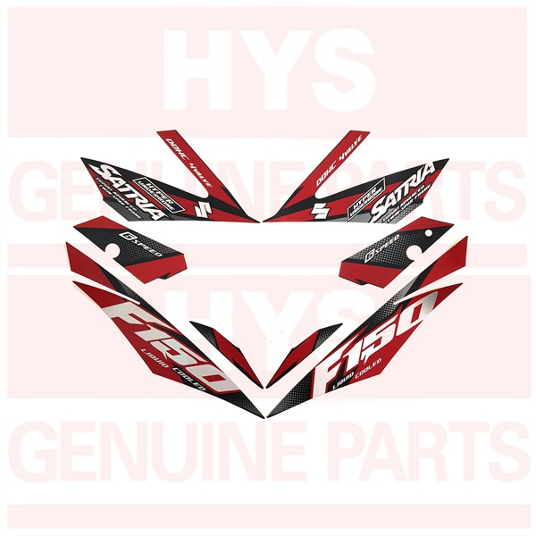 TEM SATRIA FI 2018 ĐEN ĐỎ BẠC