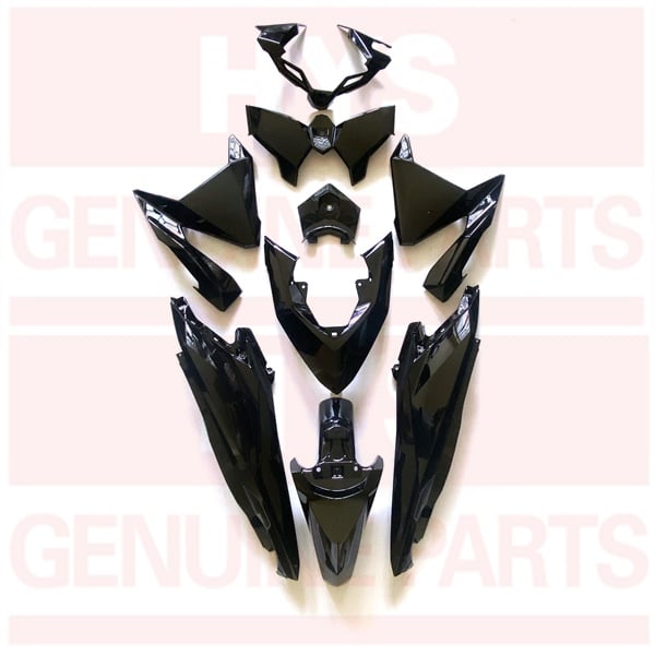 DÀN ÁO CLICK 2017 ĐEN BÓNG 9 MÓN